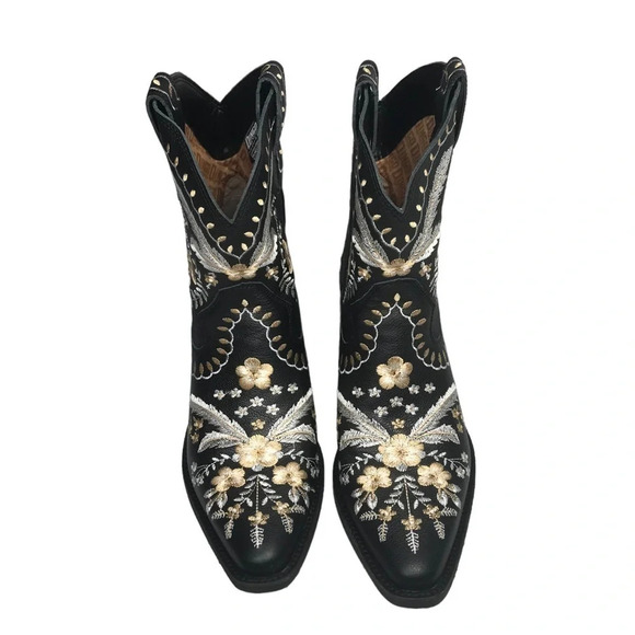 Dingo Primrose Western Boot in Black.  Sz: 10M - Picture 6 of 16